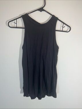 Lou&Grey Black Sleeveless Tank Top w/ Bow Keyhole Detail on Back Size S